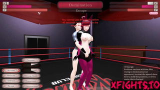 Pegging sex fight with bunnygirl costume