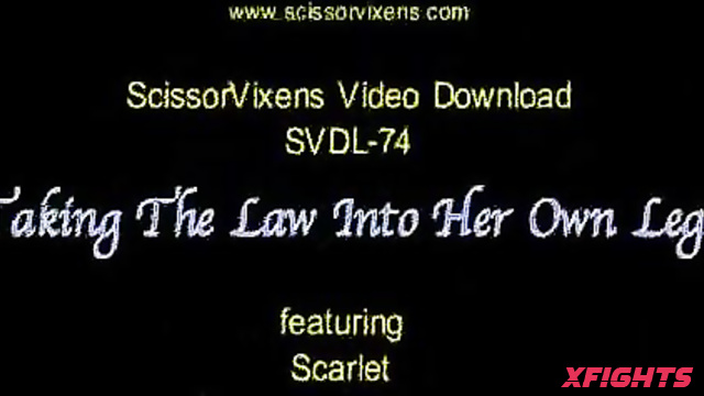 SVDL-074 Taking The Law Into Her Own Legs [Scissor Vixens / ScissorVixens]