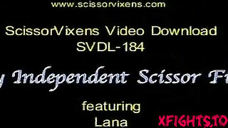 SVDL-184 My Independent Scissor Porn Film feat Lana [Scissor Vixens / ScissorVixens]