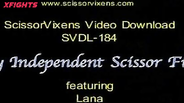 SVDL-184 My Independent Scissor Porn Film feat Lana [Scissor Vixens / ScissorVixens]