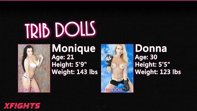 Donna vs Monique Sexfight [TribDolls]