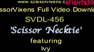 SVDL-456 Porn Scissor Necktie with Ivy [Scissor Vixens / ScissorVixens]