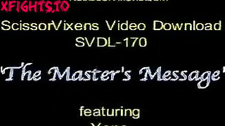 SVDL-170 The Master's Porn Message feat Yana [Scissor Vixens / ScissorVixens]