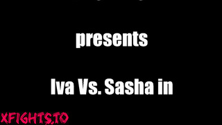 Iva vs Sasha Headscissor Porn Fight