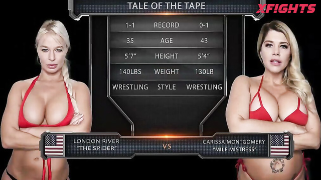 Carissa Montgomery vs London River Porn Fight