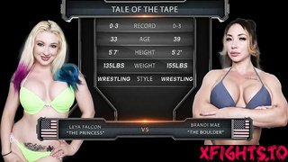 Leya Falcon vs Brandi Mae Porn Fight