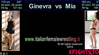 Italian Female Wrestling - IFW6 Ginevra vs Mia