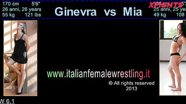 Ginevra Lesbian Wrestling