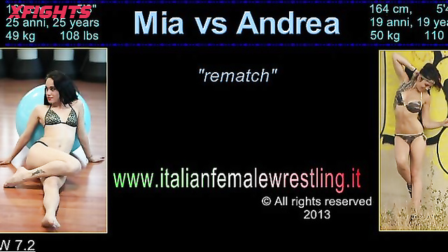 Italian Female Wrestling - IFW7 Mia vs Andrea Rematch