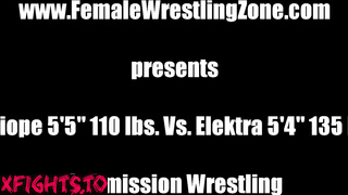 Female Wrestling Zone - Antiope vs Elektra