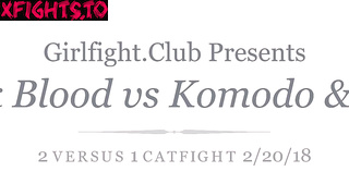 GirlFight Club - BlackBlood vs Komodo and Vexx (girlfightclub)
