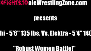 Female Wrestling Zone - Delphi vs Elektra: Robust Women Battle!