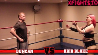 Hit the Mat Boxing and Wrestling - Aria Blake vs Duncan