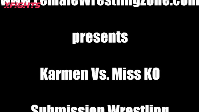 Female Wrestling Zone - Karmen vs Miss KO Submission Wrestling