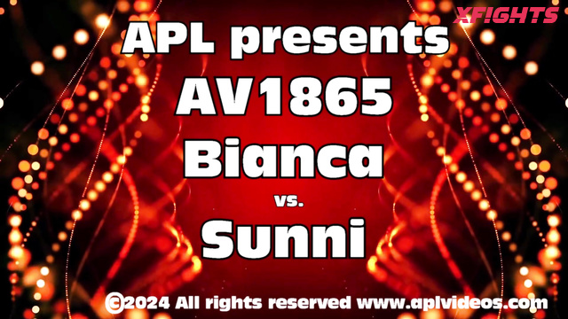 APL Female Wrestling - AV1865 Bianca vs Sunni The blonde took a hell of a beating!