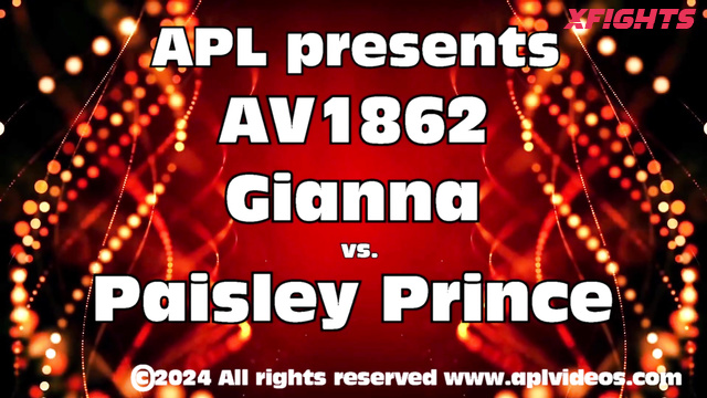 APL Female Wrestling - AV1862 Paisley Prince vs Gianna She enjoyed it a bit too much