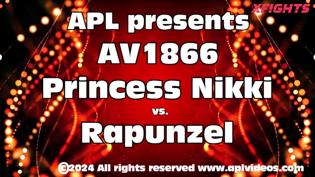 APL Female Wrestling - AV1866 Princess Nikki vs Rapunzel I'm here to humiliate you, bitch!