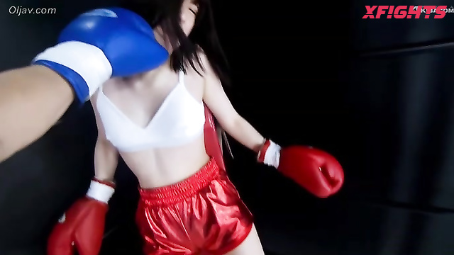 BTBJ-02 Face-to-face MIX Boxing Female Boxer Domination