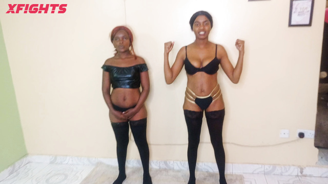 Black Beauty Bra-lers - Black Panty Catfight Jenni vs Christine