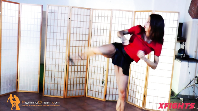 Fightingdream - Alison black skirt selfdefense