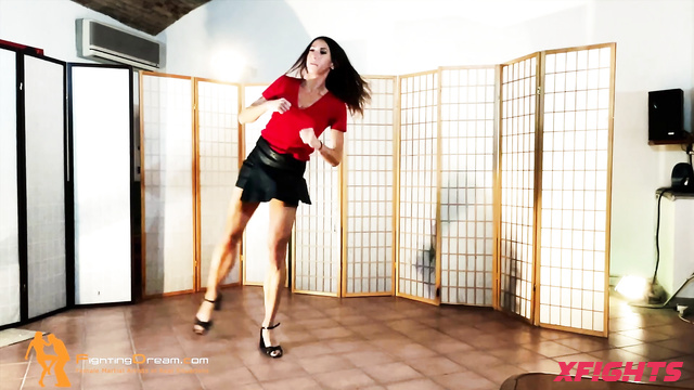 Fightingdream - Alison black skirt selfdefense