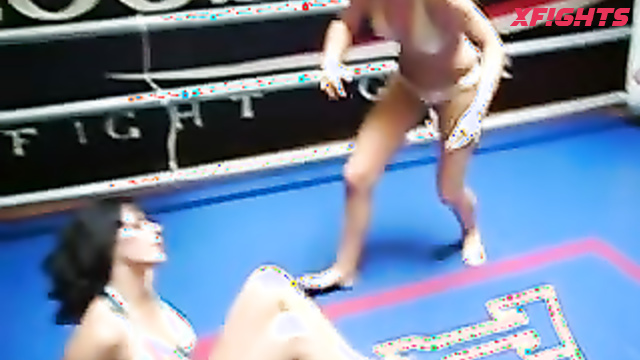 European Fight Club - Orsi vs Zsofi Bikini Girls in Ring