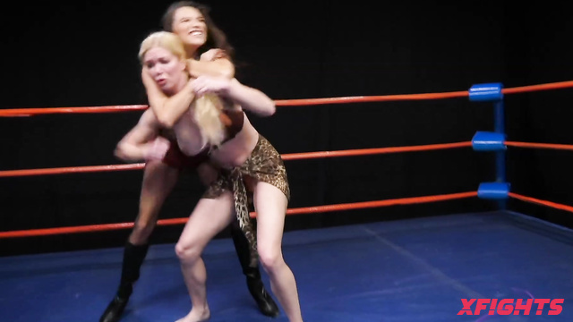 DT Wrestling - DT-1813HD Serene Siren vs Celeste Star Topless Ring Fantasy Match