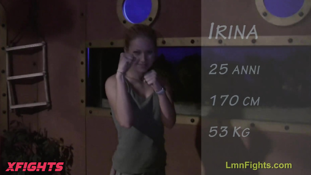 LMN Fights - LMN04a Giulia vs Irina - Topless vs Bra