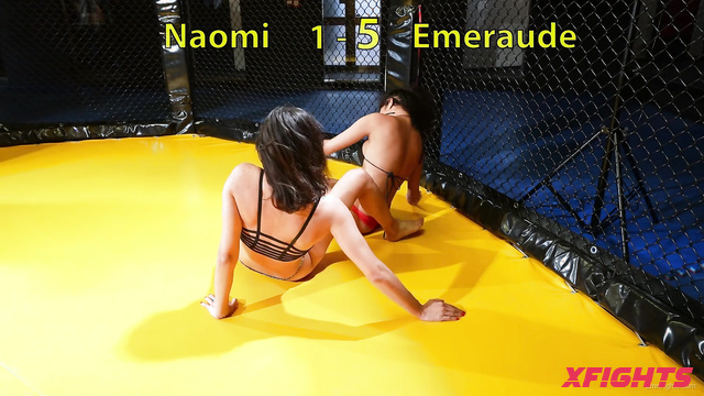 LMN Fights - LMN-104 Emeraude vs Naomi - Newbie in the Cage