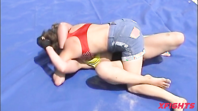 Olga K Lesbian Wrestling