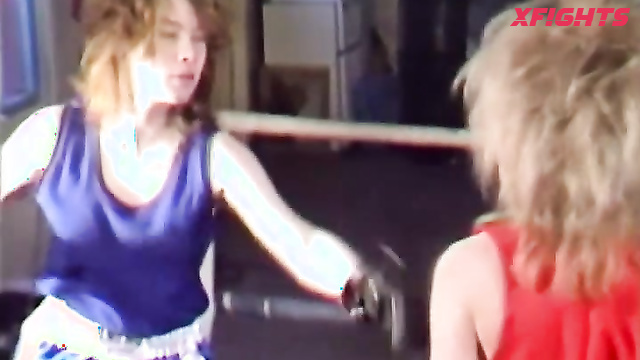 ASFILM - WV113 - 2 Elizabeth Morris vs Amanda McGowan Boxing Match