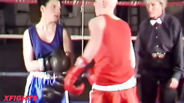 ASFILM - WV113 - 1 Elenor Roches vs Mandy McNeil Competitive Boxing Fight