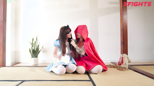 Eroteric Films - Alice in sluttyland vs the red bad wolf