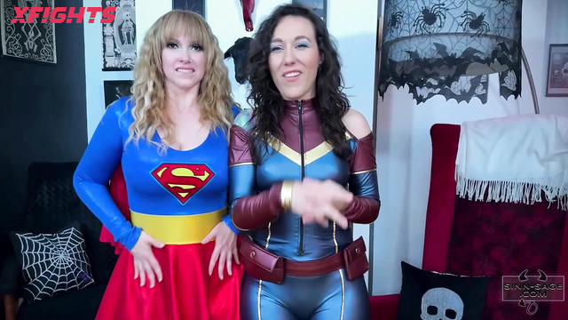 Sinn Sage - SuperGirl and Ms Marvel - Mature Superheroines