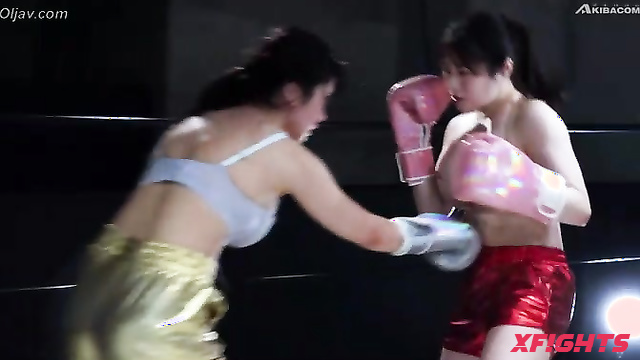 Akibacom - BBJB-01 Hinami Meguro vs Reno Kiyomi Aphrodisiac Girls Boxing