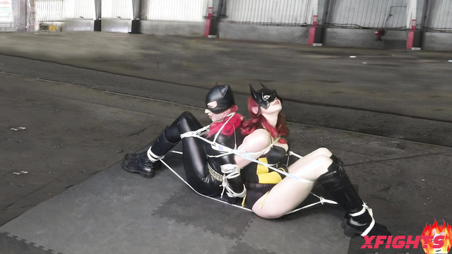 Hellfire Bunnies Productions - Catwoman & Batgirl vs Volt - Trapped