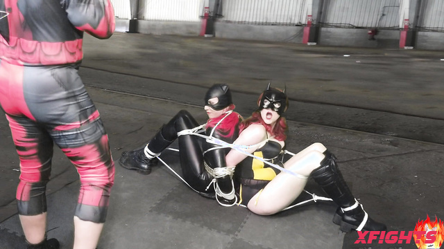 Hellfire Bunnies Productions - Catwoman & Batgirl vs Volt - Trapped