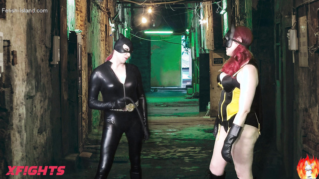 Hellfire Bunnies Productions - Catwoman & Batgirl vs Volt - Trapped