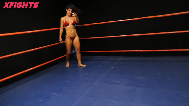 DT Wrestling - Bianca vs Tylene Buck - Boxing ring domination