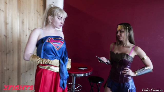 Cali Logans Power and Peril - Supergirl/Wonder Woman Superheroine Porn