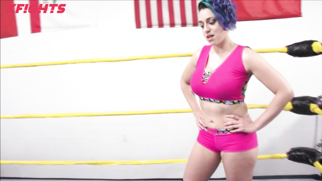 WMW Fetish Fun - Crystal Clark Vs Sarah Rebel - Pro wrestling veterans