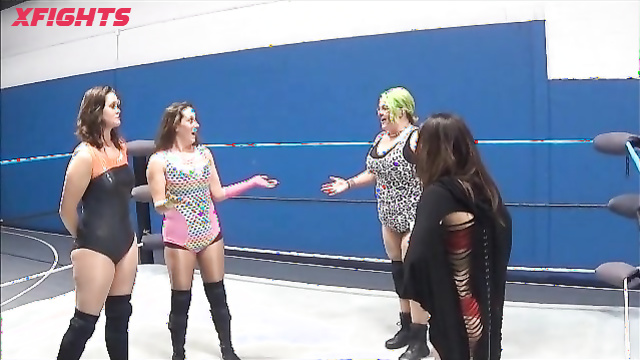 WMW Fetish Fun - Tiffany Roxx And Rock C Vs Sumiko - Displaying wrestling skills