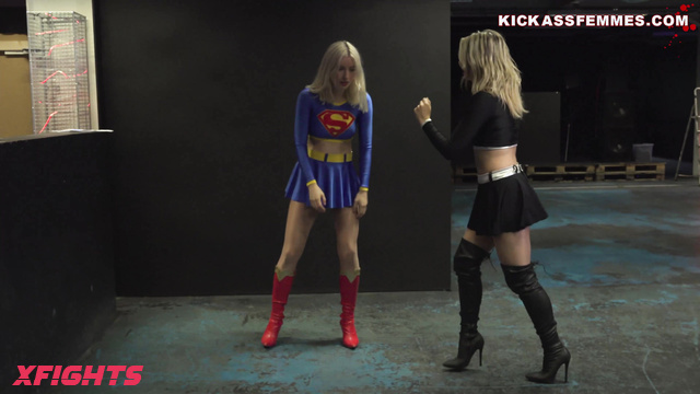 Kick Ass Bitches - Ultima v SuperGirl The Winter Femmes Superheroine Porn