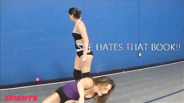 WMW Fetish Fun - Tiffany Roxx vs Rock C - Outdoor pro wrestling battle