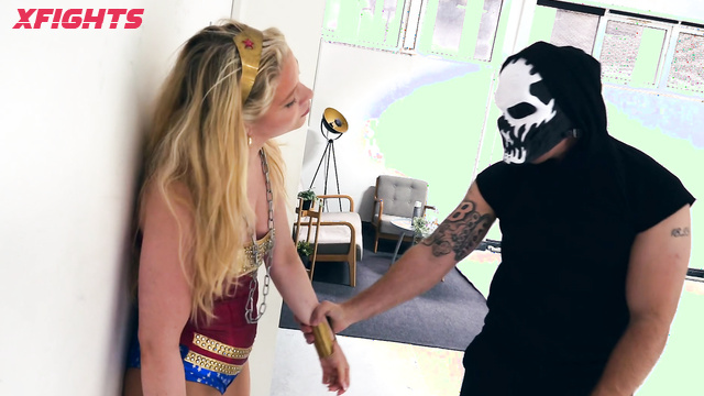 Action Cosplay - Miracle Girl hard punching contest - Superheroine Porn