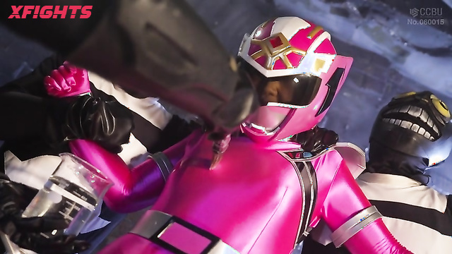 Giga - Sentai Pink transformation release Sairyujer - Superheroine Porn