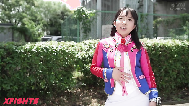 Giga - Sentai Pink transformation release Sairyujer - Superheroine Porn