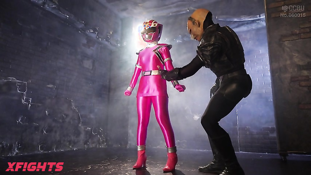 Giga - Sentai Pink transformation release Sairyujer - Superheroine Porn