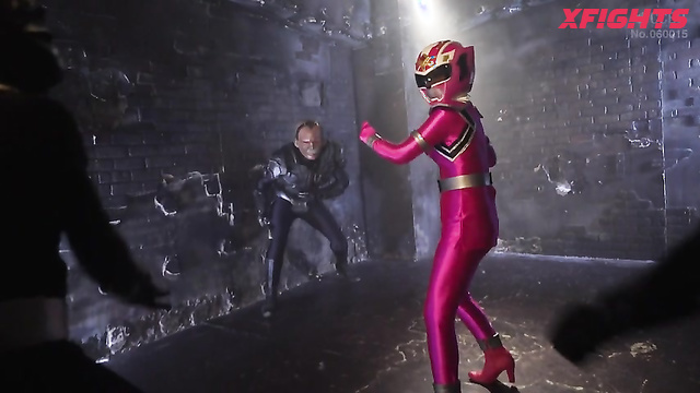 Giga - Sentai Pink transformation release Sairyujer - Superheroine Porn