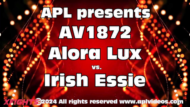 APL Female Wrestling - AV1872 Alora Lux vs Irish Essie - Oral sex prize